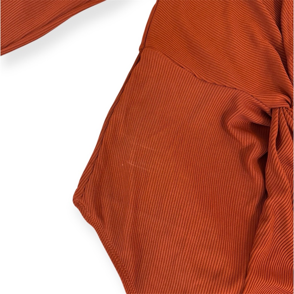 Revamped Blood Orange Long Sleeve Bodysuit | Small | NWT - Picture 4 of 9